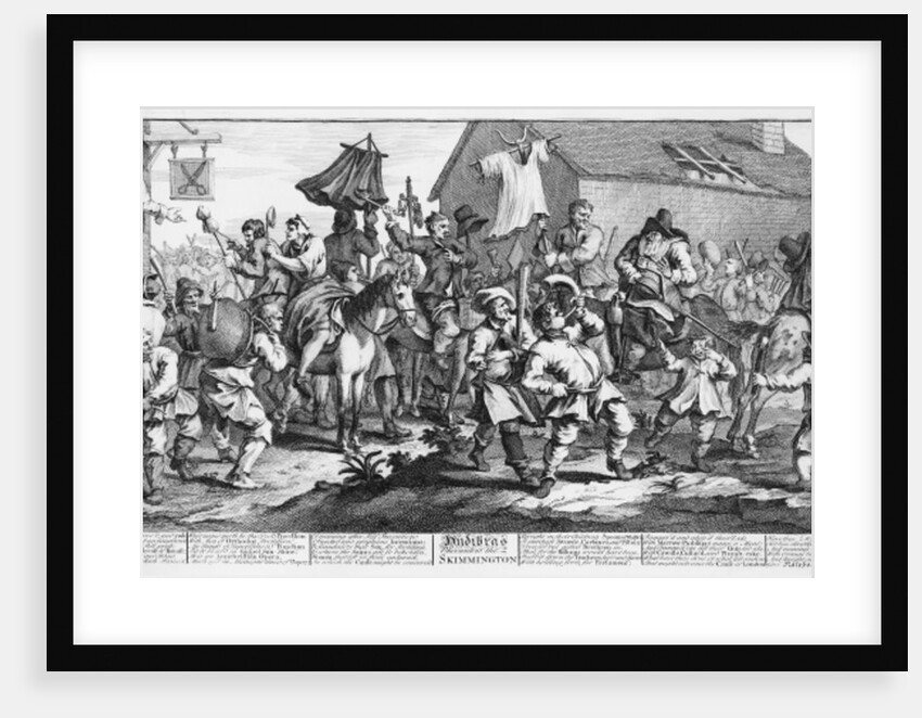Hudibras Encounters the Skimmington by William Hogarth