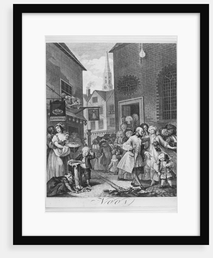 Times of the Day, Noon, 1738 by William Hogarth