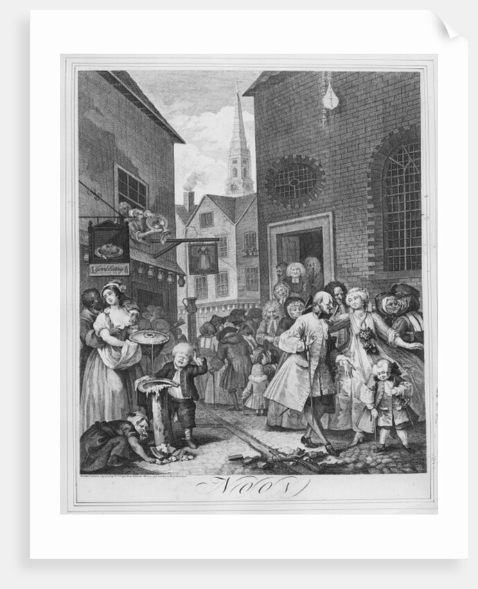 Times of the Day, Noon, 1738 by William Hogarth