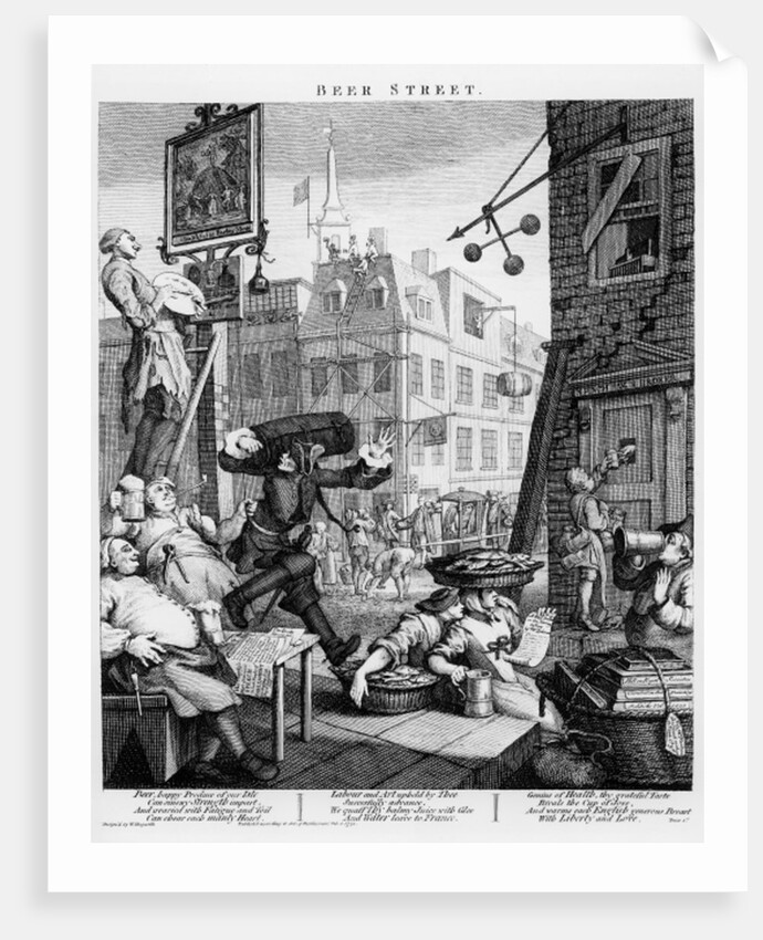 Beer Street by William Hogarth