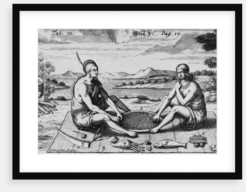 A Man And His Wife At Dinner, 1705 by Simon II Gribelin