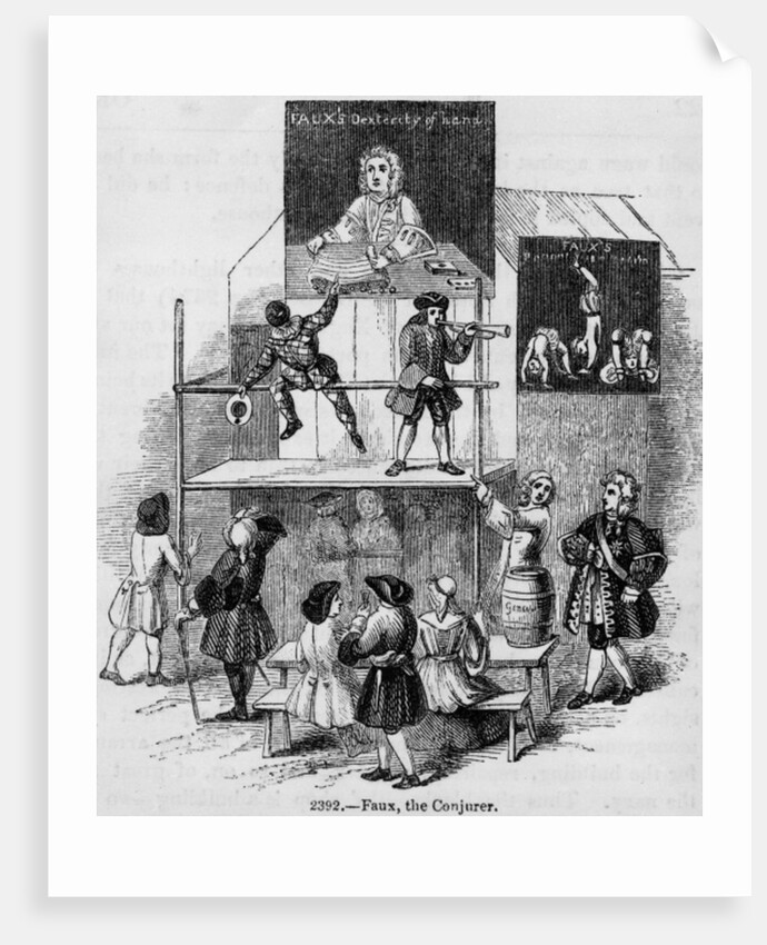 Two Adverts Relating to Faux, the Conjurer, c.1731-34 by English School