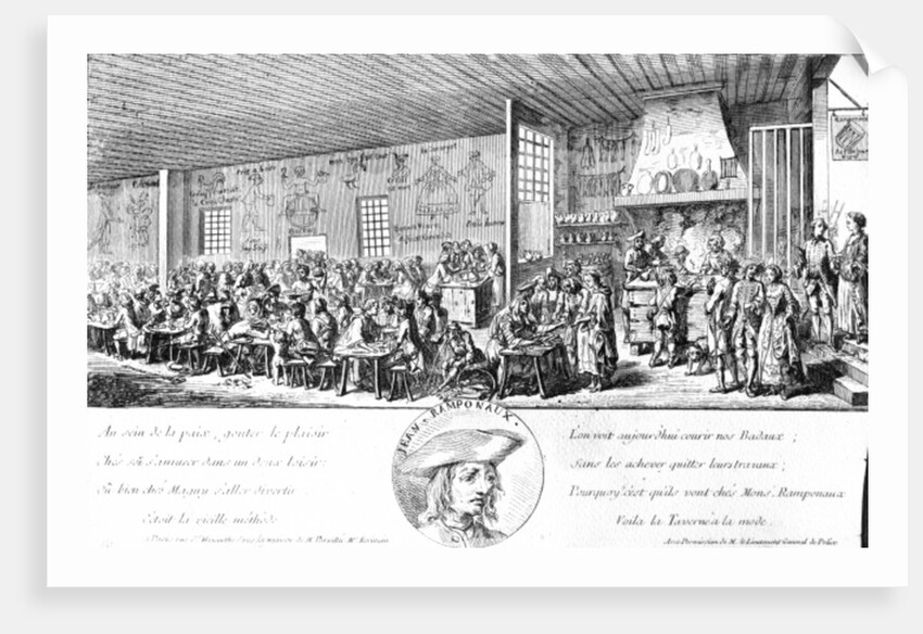 Jean Ramponneau's Tavern by French School