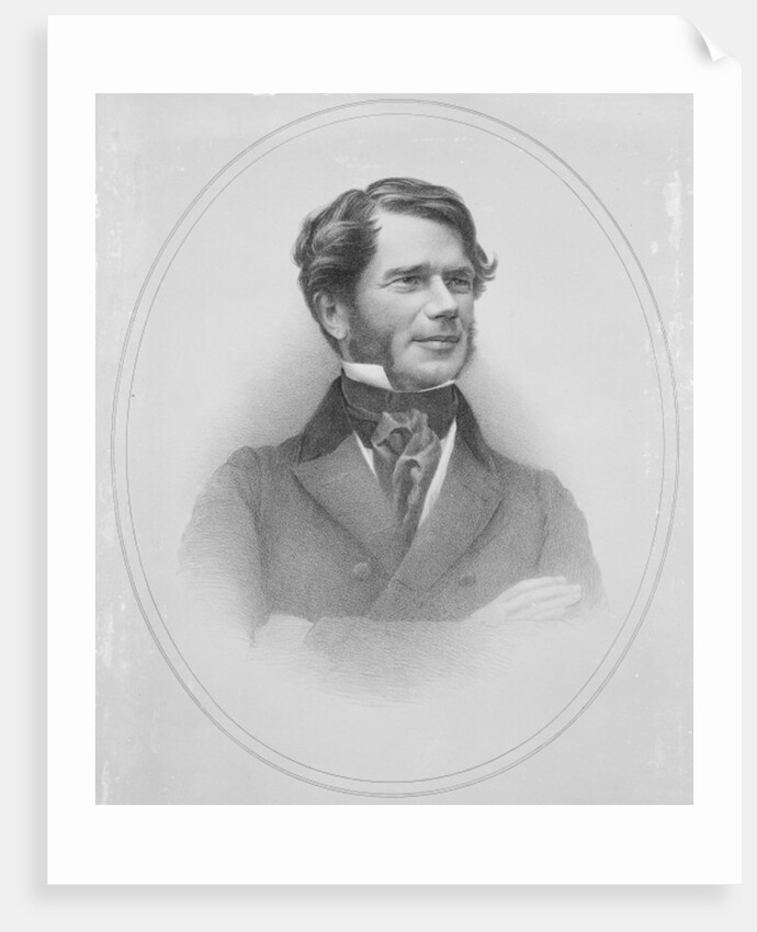 William Smith O'Brien, lithograph by Henry O'Neil, 1848 by Irish Photographer (after)