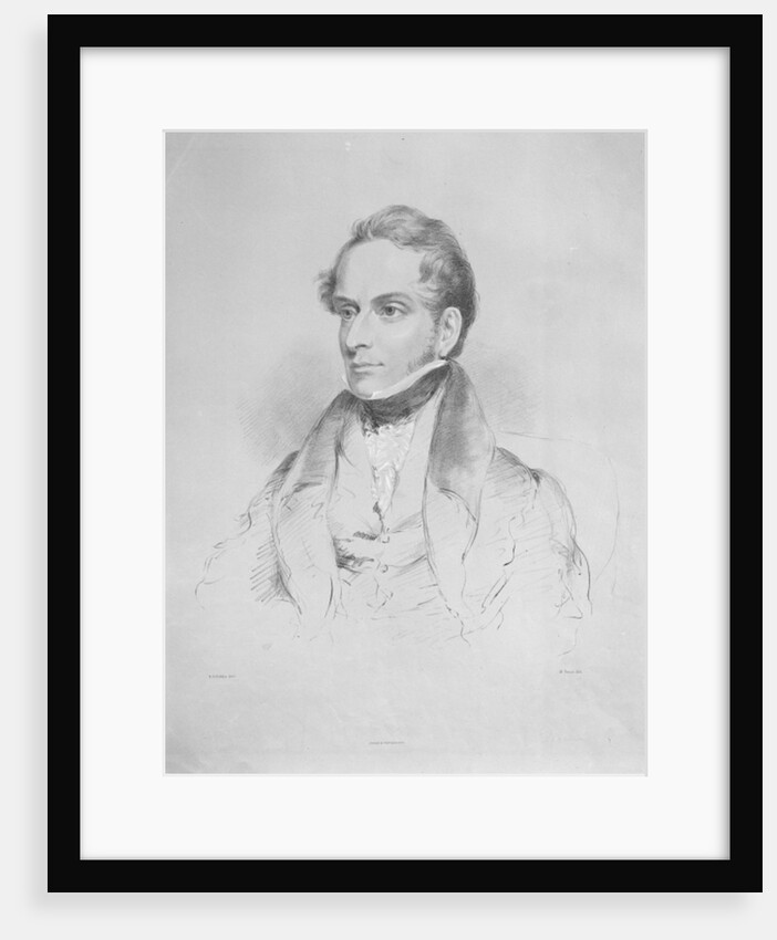 Decimus Burton, lithograph by Maxim Gauci, c.1830-35 by Eden Upton (after) Eddis