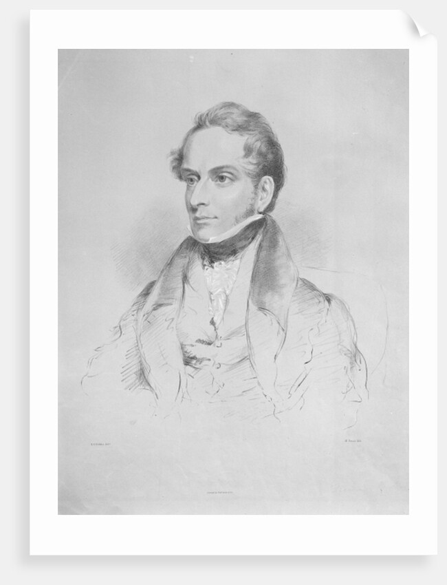 Decimus Burton, lithograph by Maxim Gauci, c.1830-35 by Eden Upton (after) Eddis