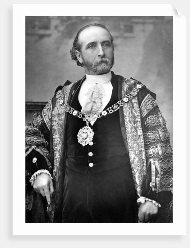 Sir James Whitehead, Lord Mayor of London, c.1888-9 by English Photographer