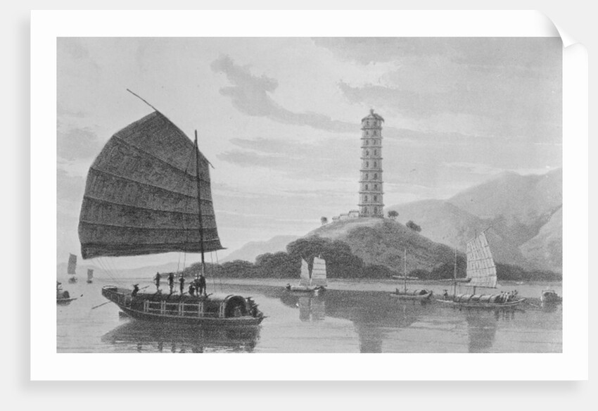 Whampoa Pagoda, 1810 by Thomas & William (1769-1837) Daniell