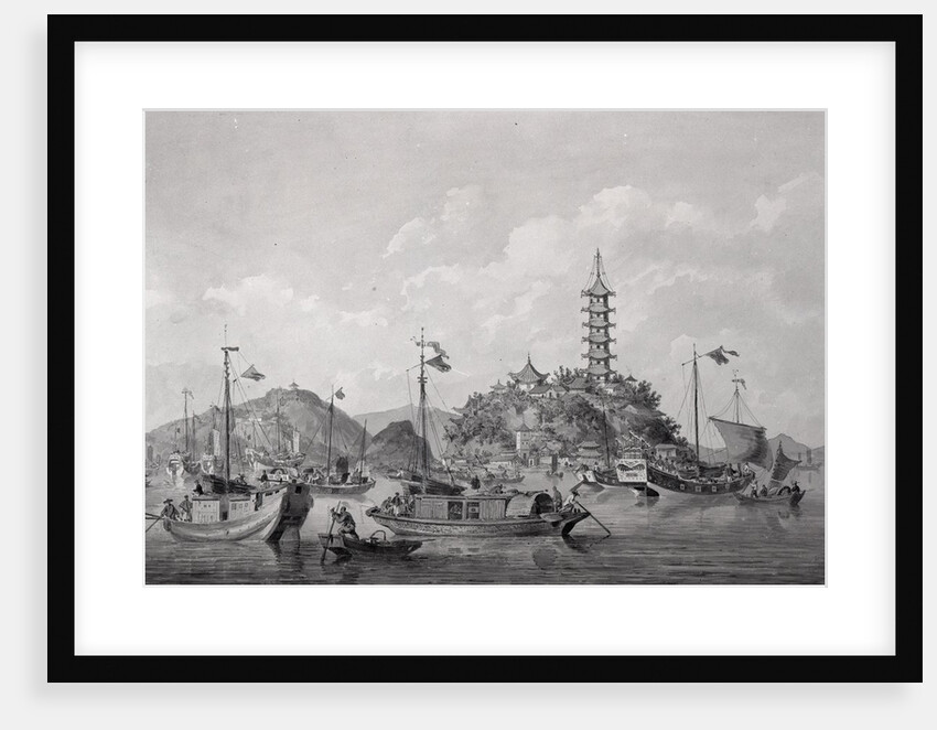 View of Golden Mountain Island in the Blue River, China, c.1794 by William Alexander