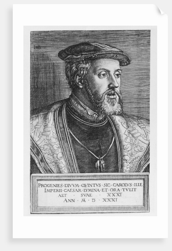 Portrait of Charles Quint, 1531 by Barthel Beham