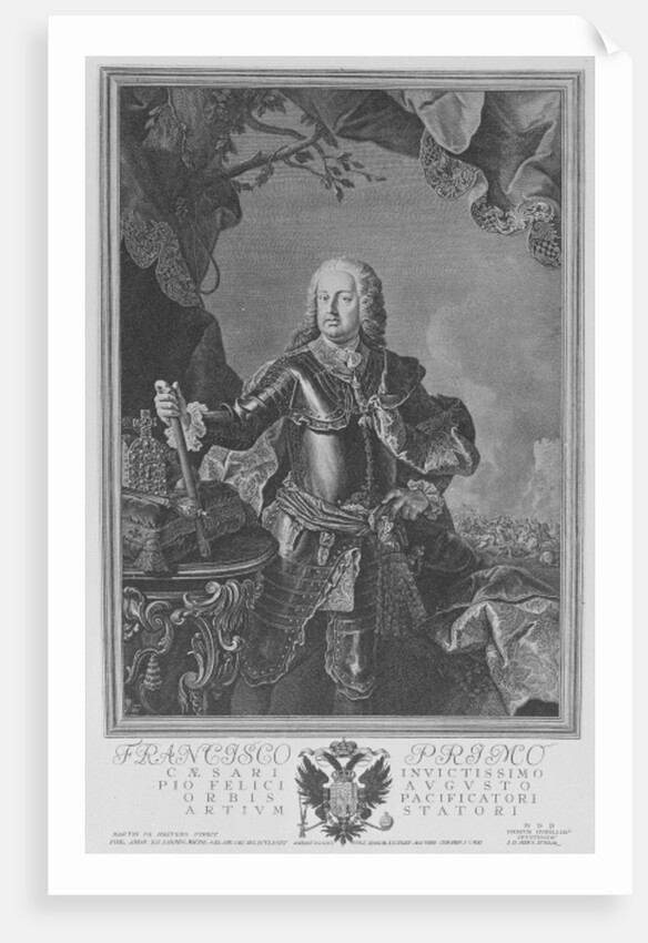 Francis I, Holy Roman Emperor by Martin van (after) Mytens or Meytens