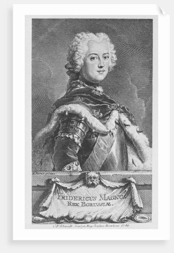 Friedrich II, King of Prussia by Antoine (after) Pesne