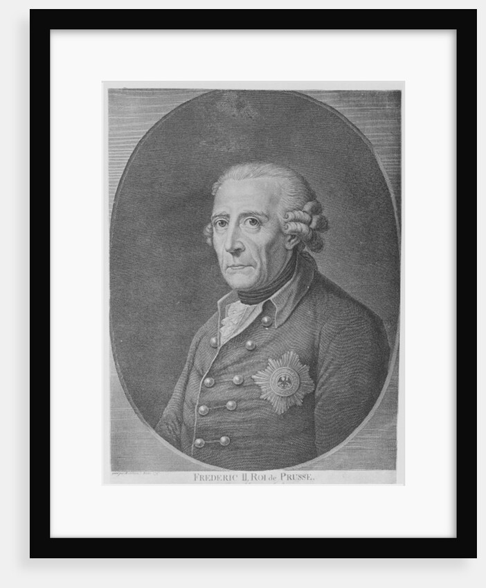 Friedrich II, King of Prussia, 1797 by Anton (after) Graff