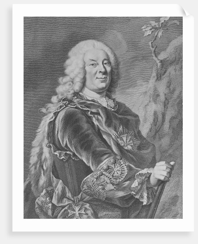 Wilhelm VIII, Landgrave of Hesse-Kassel, 1755 by Jacobus Houbraken