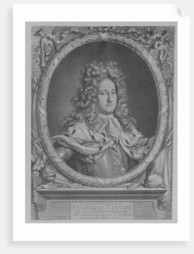 Friedrich I of Prussia, 1692 by German School