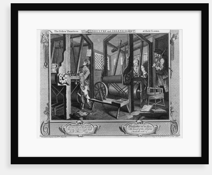 he Fellow 'Prentices at their Loom by William Hogarth