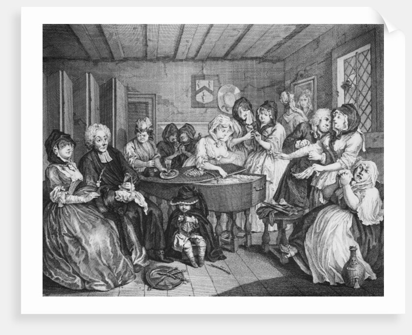 A Harlot's Progress, Plate VI, 1732 by William Hogarth