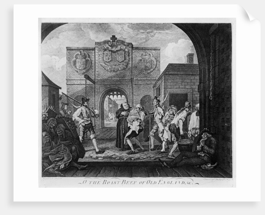 The Gate of Calais, or O The Roast Beef of Old England, 1749 by William Hogarth