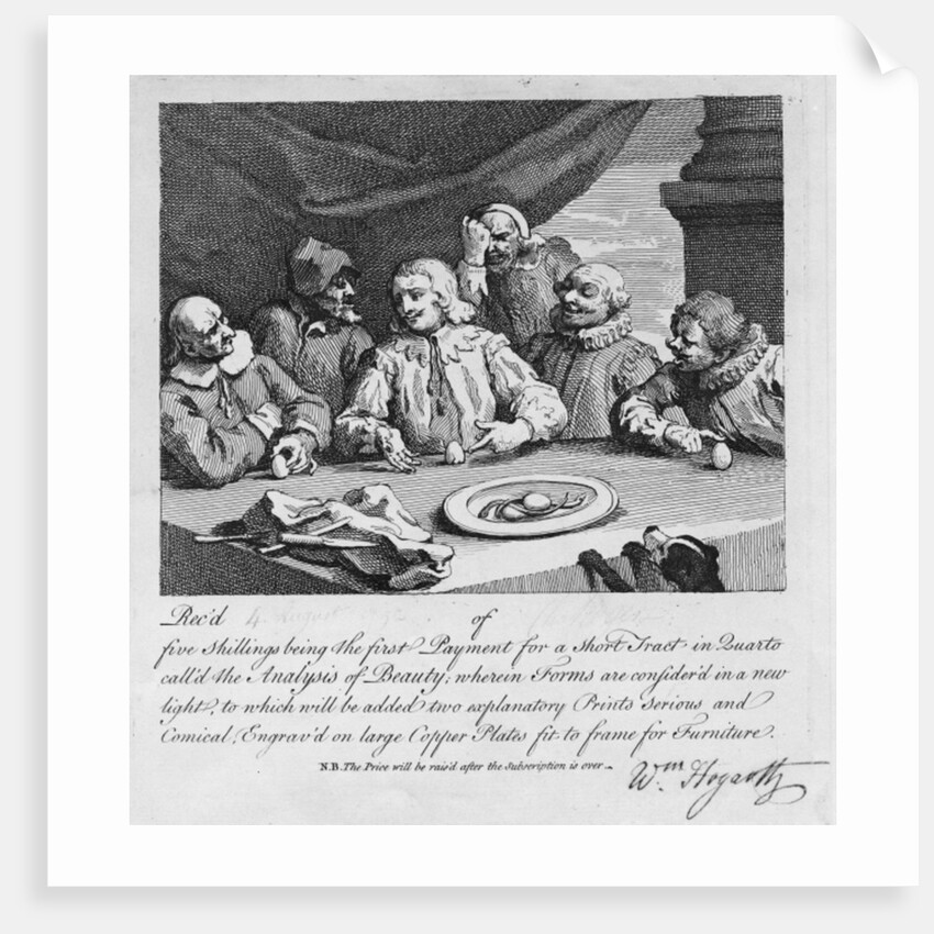 Columbus Breaking the Egg, 1752 by William Hogarth