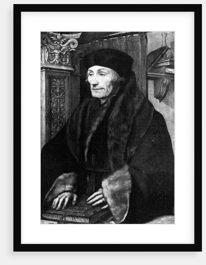 Portrait of Erasmus by Hans Holbein the Younger