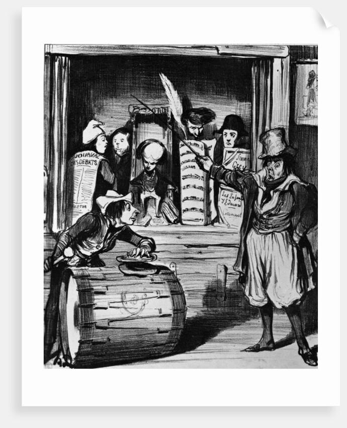 Les Saltimbanques by Honore Daumier