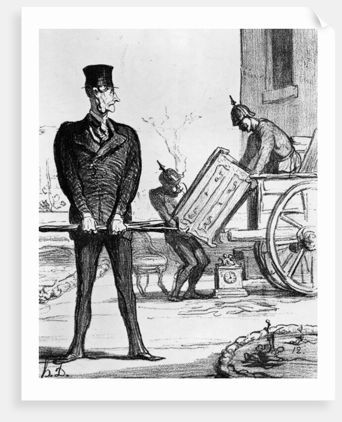 The New Victory Chariot by Honore Daumier