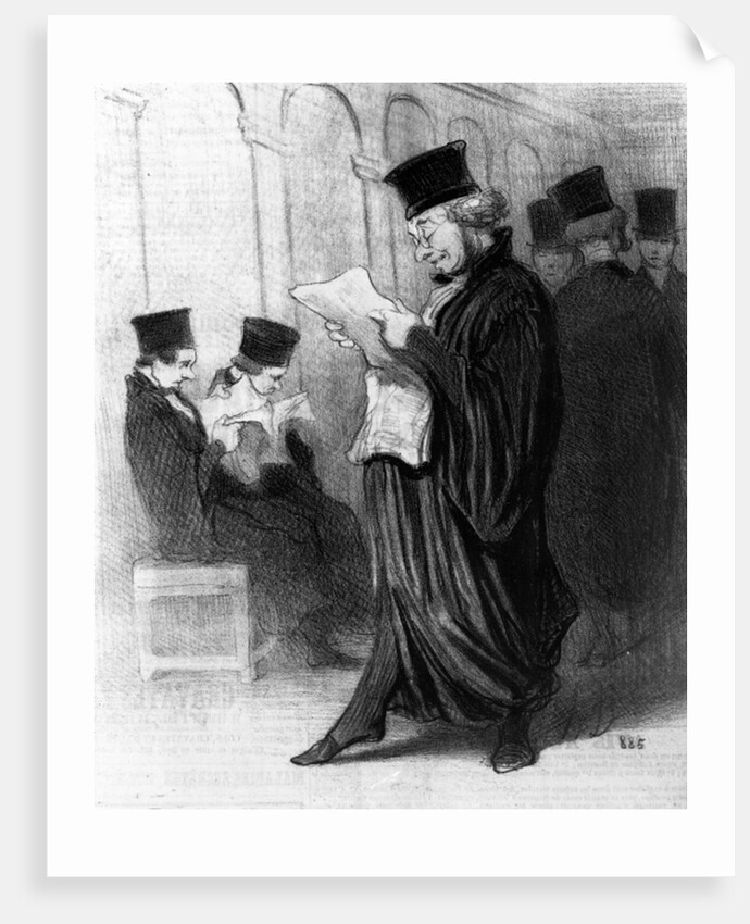 Les Gens de Justice by Honore Daumier