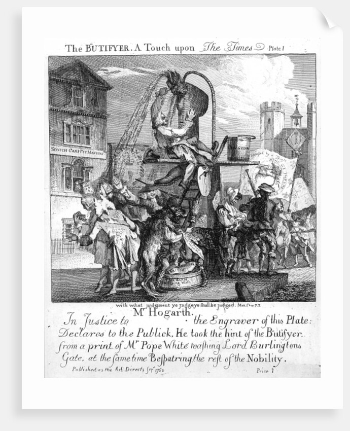 The Butifyer, A Touch upon The Times, 1762 by Paul Sandby