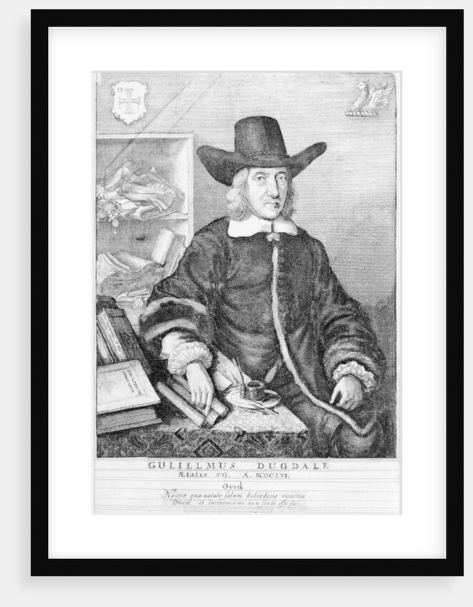 William Dugdale, 1656 by Wenceslaus Hollar