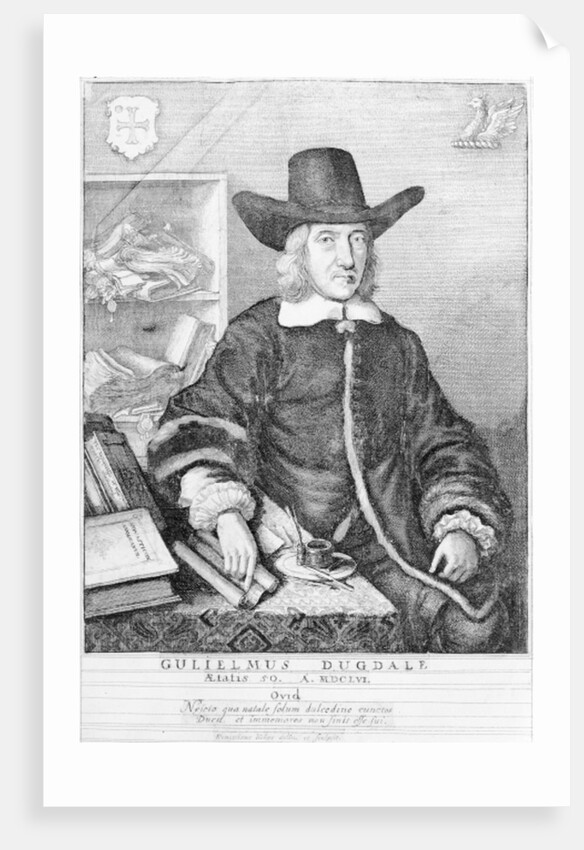 William Dugdale, 1656 by Wenceslaus Hollar