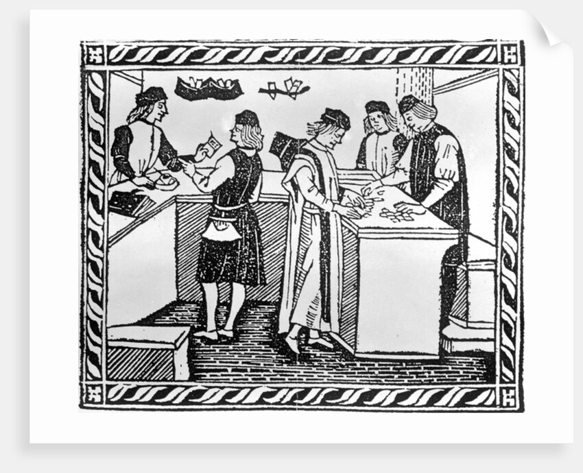 Florentine bank, 1490 by Italian School