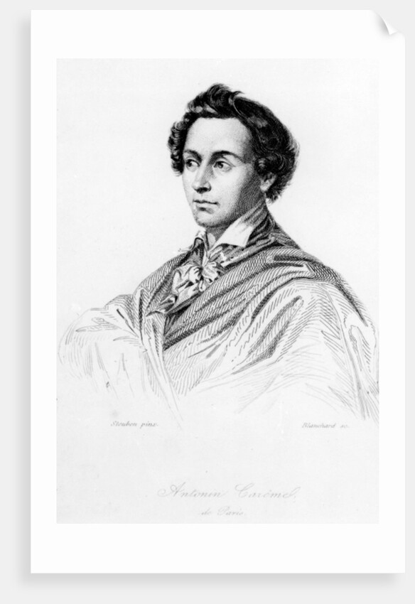 Marie-Antoine Careme by Charles Auguste Steuben