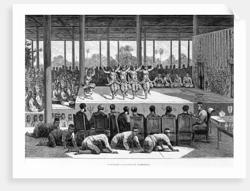 A Dance Performance in Cambodia by French School