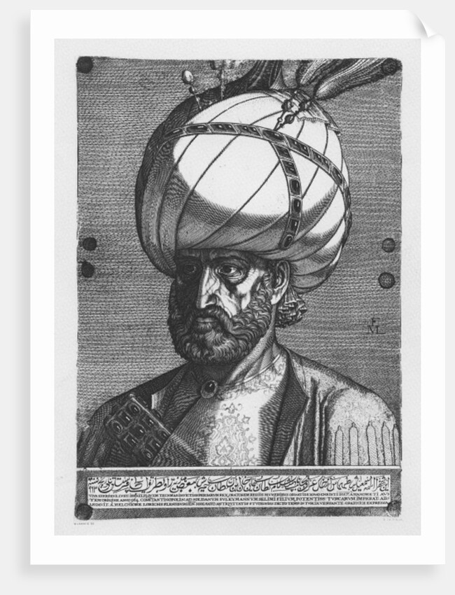 Suleiman the Magnificent, 1557 by Melchior Lorck