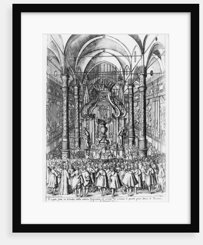 Funeral of Cosimo II de'Medici, Grand Duke of Tuscany, 1621 by Italian School