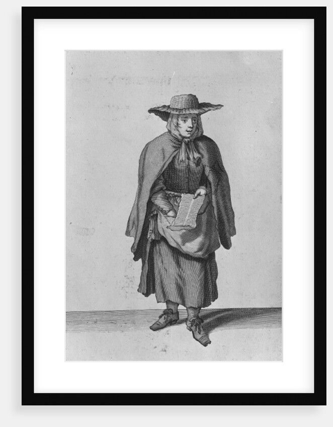 Londons Gazette here from 'The Cryes of the City of London' by Marcellus the Elder Laroon