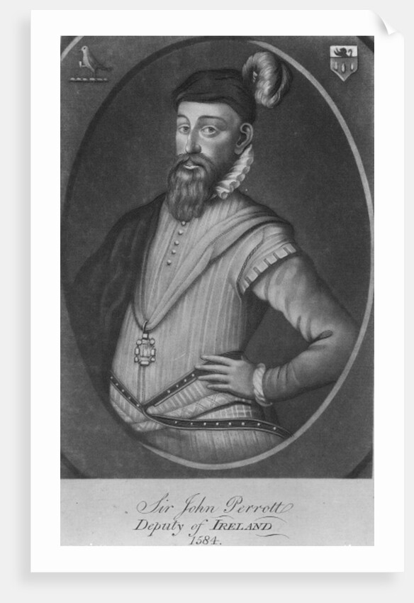 Sir John Perrot, engraved by Valentine Green, 1776 by George (after) Powle