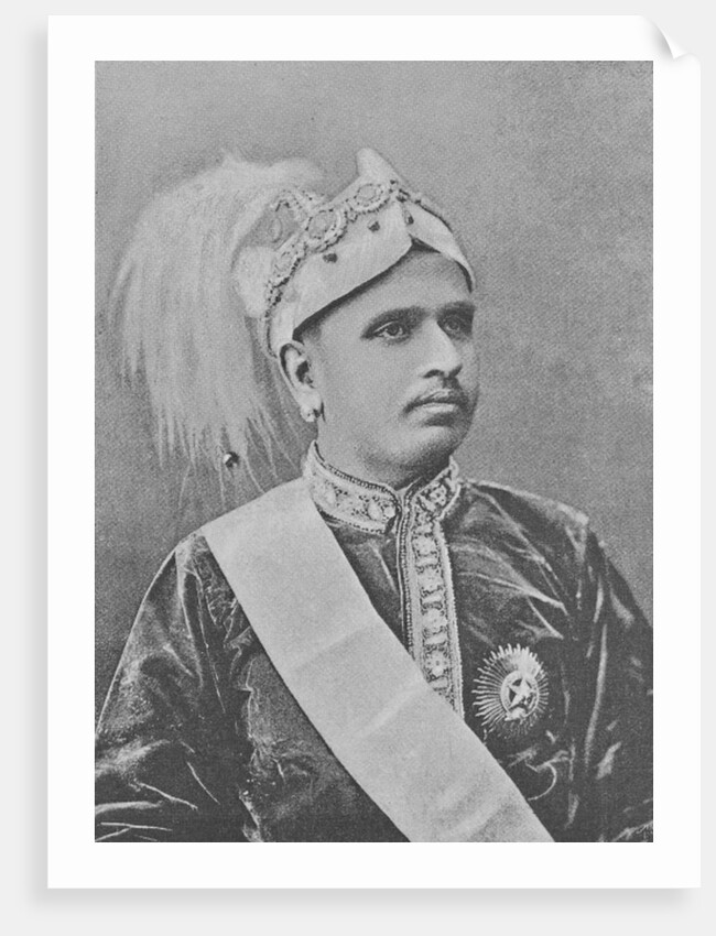 Moolam Thirunal of Travancore by (after) Indian photographer