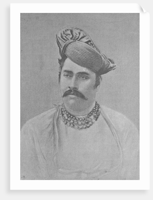 Maharaja Shivaji Rao Holkar of Indore by (after) English photographer