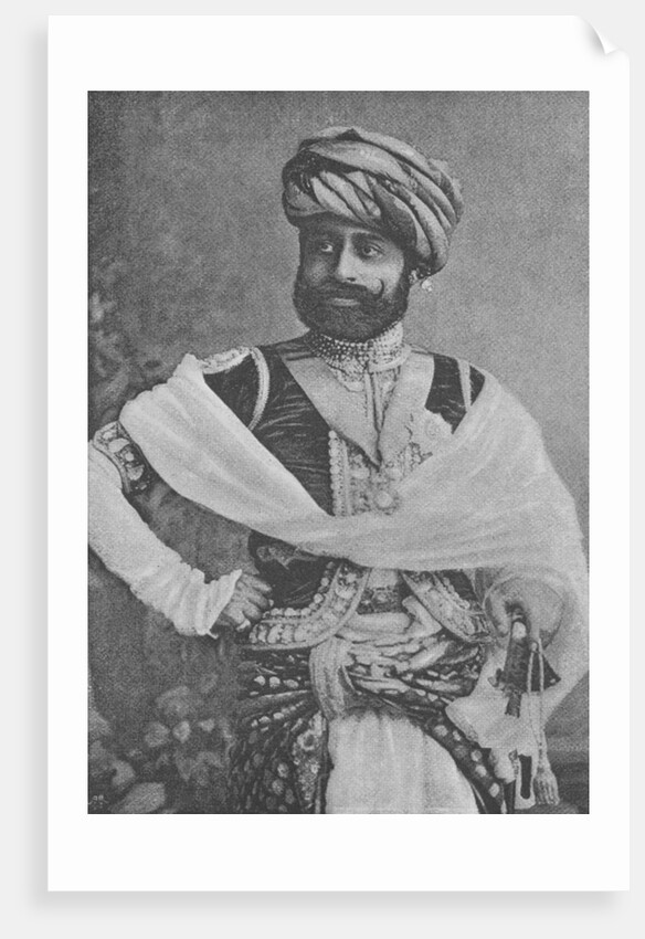 Thakore Sahib Waghji II Rawaji by (after) English photographer