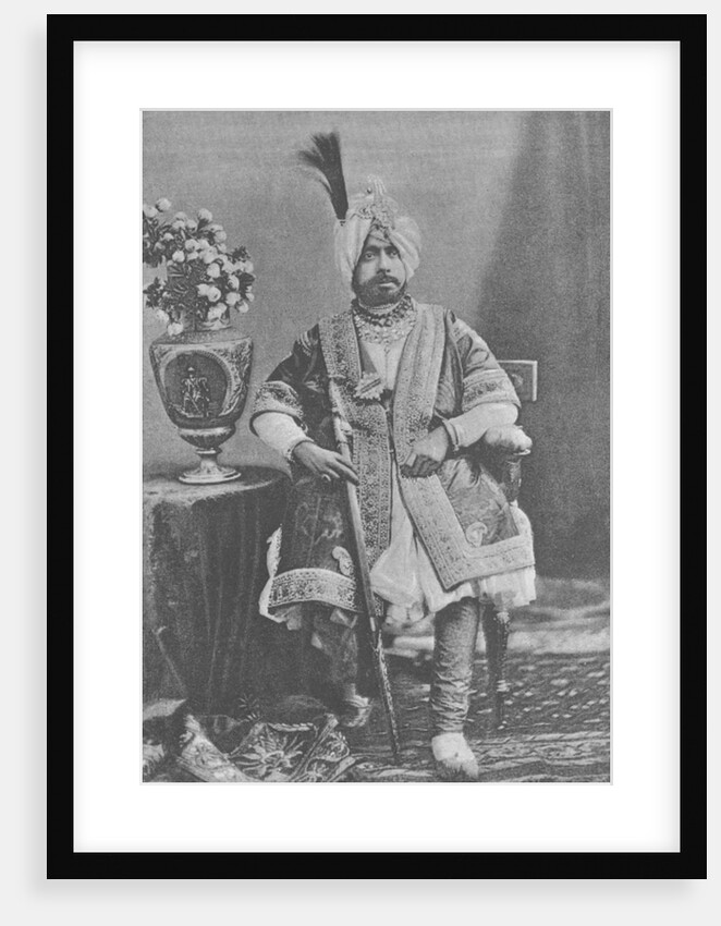 Maharaja Pratap Singhji of Jammu and Kashmir by (after) English photographer