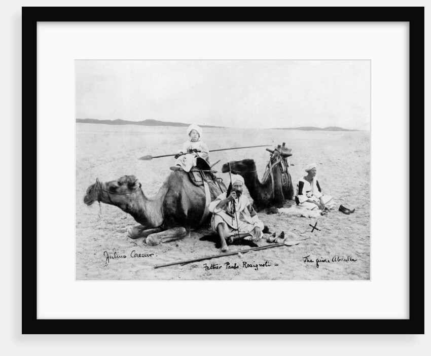 Father Paolo Rosignoli in Africa, c.1885 by Italian Photographer