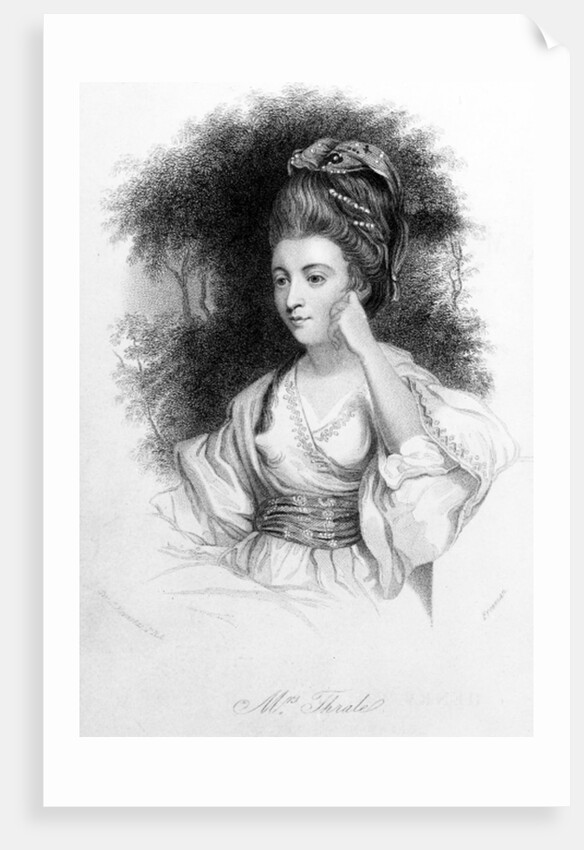 Hester Thrale by Joshua (after) Reynolds