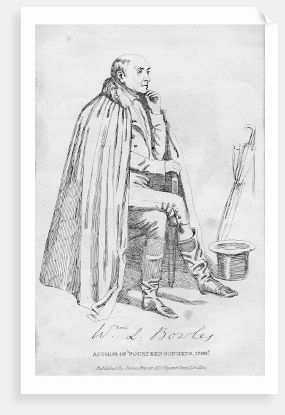 William Lisle Bowles, c.1835 by Daniel (1806-70) Maclise