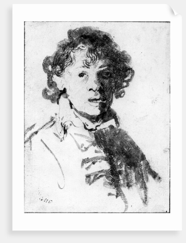 Self-portrait as a young man, c.1628 by Rembrandt Harmensz. van Rijn