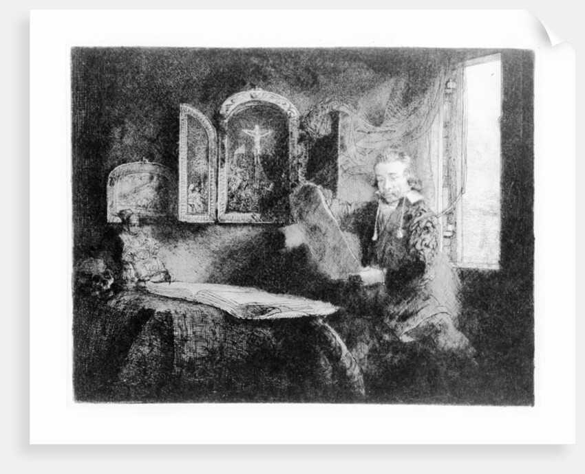 Portrait of Abraham Francen, c.1657 by Rembrandt Harmensz. van Rijn