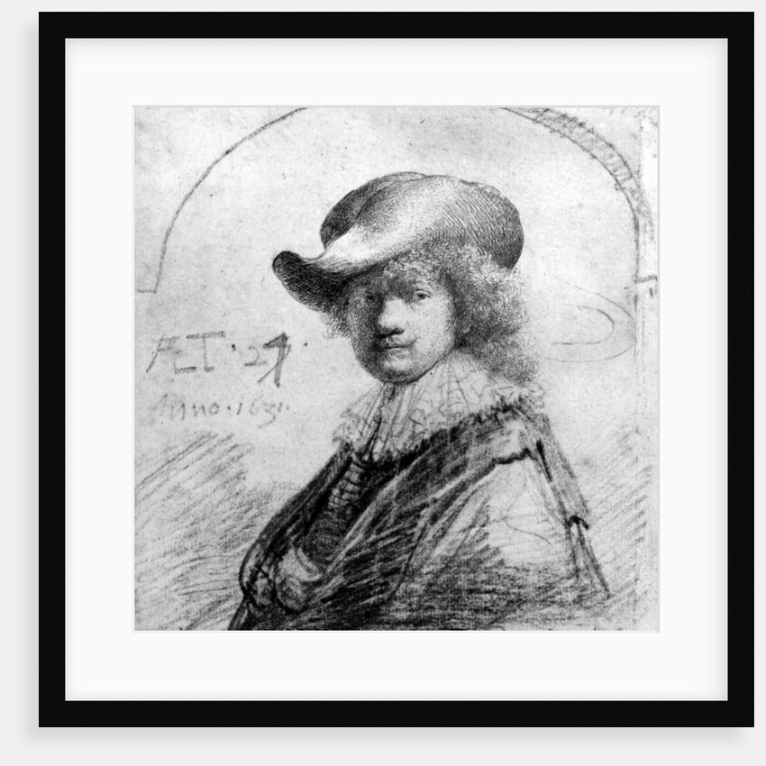 Self Portrait, c.1633 by Rembrandt Harmensz. van Rijn