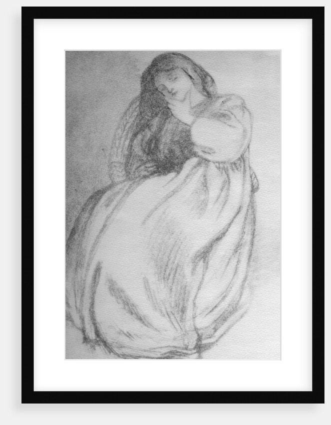 Elizabeth Siddal, c.1853 by Dante Gabriel Charles Rossetti