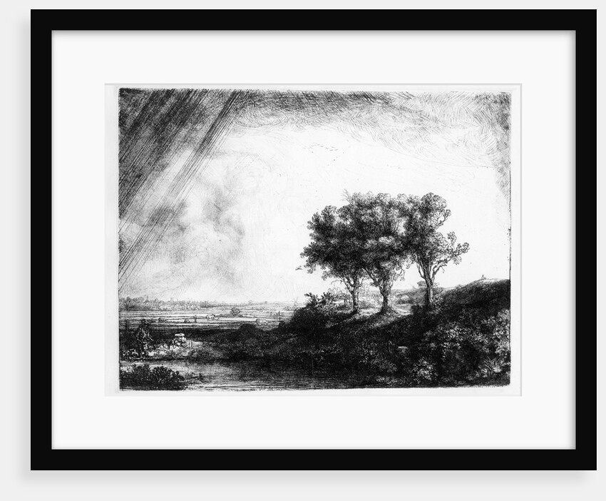 The Three Trees by Rembrandt Harmensz. van Rijn