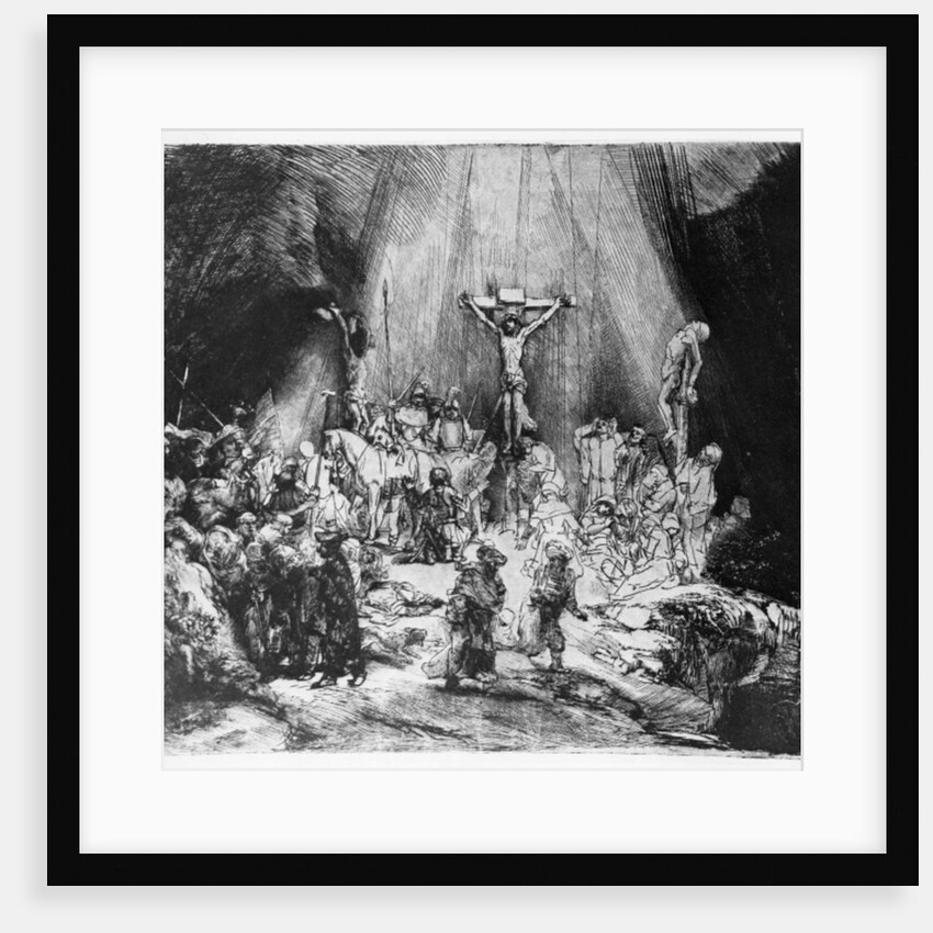 The Three Crosses by Rembrandt Harmensz. van Rijn